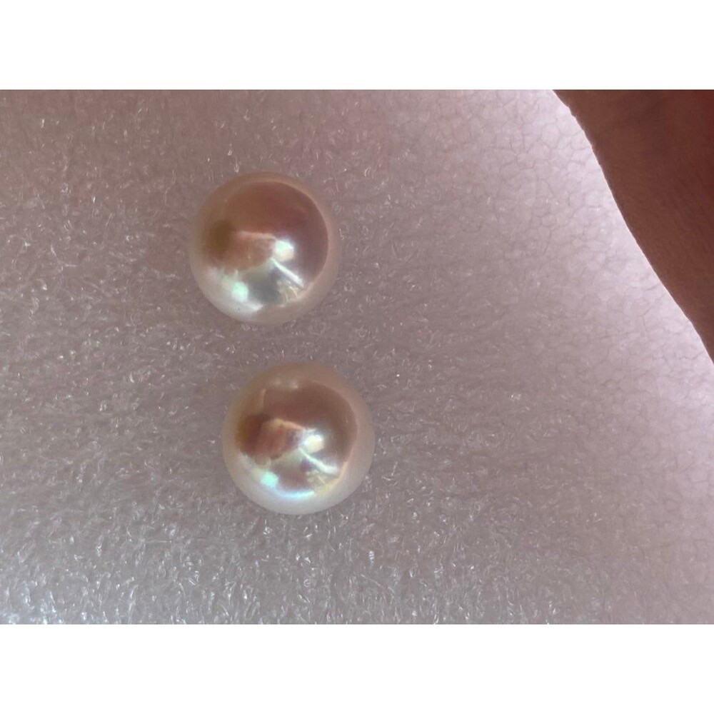 18k vermail high heel Fresh water pearl 10mm - Picture 6 of 12